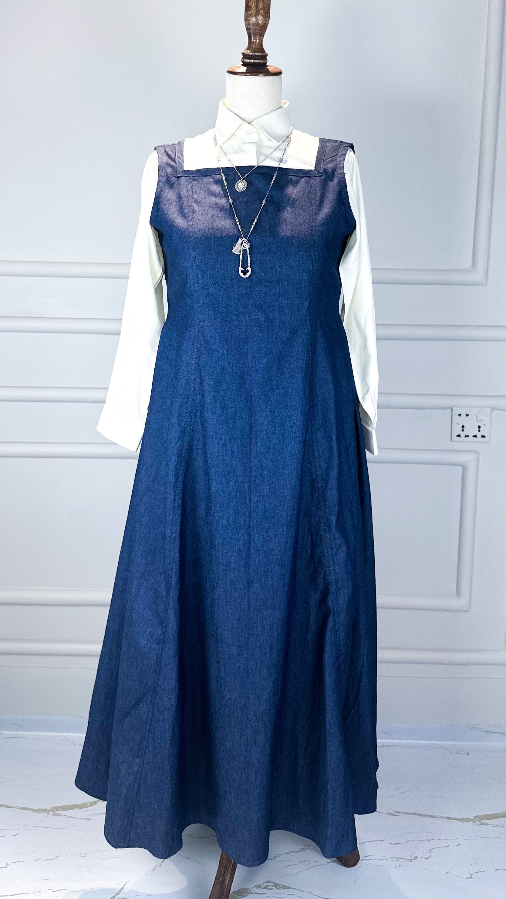 Denim Midi Dress