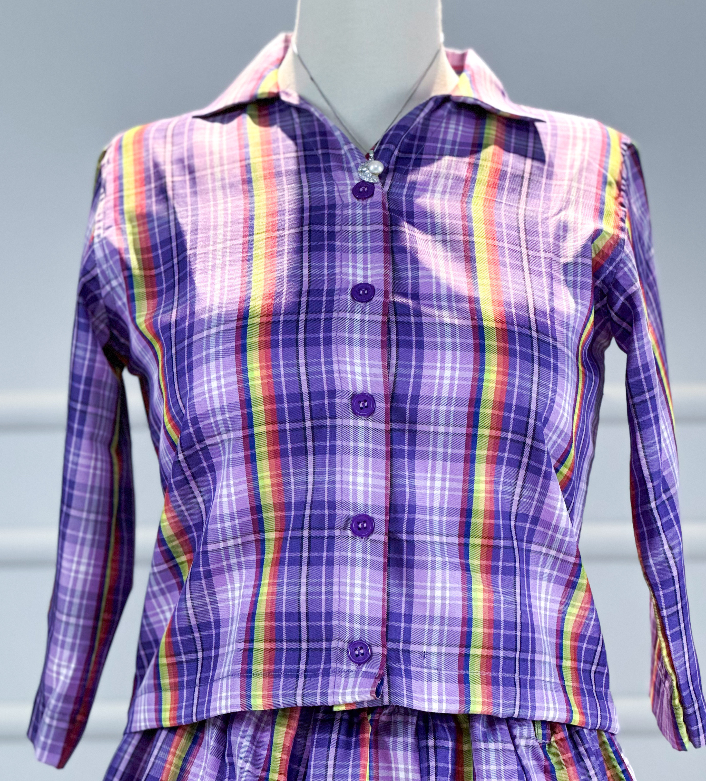 Purple Meadow shirt 
